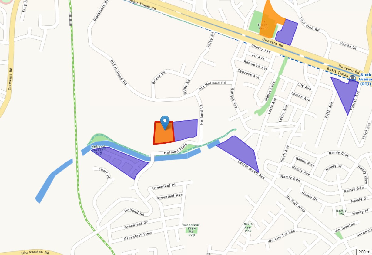 Holland Plain Residences location